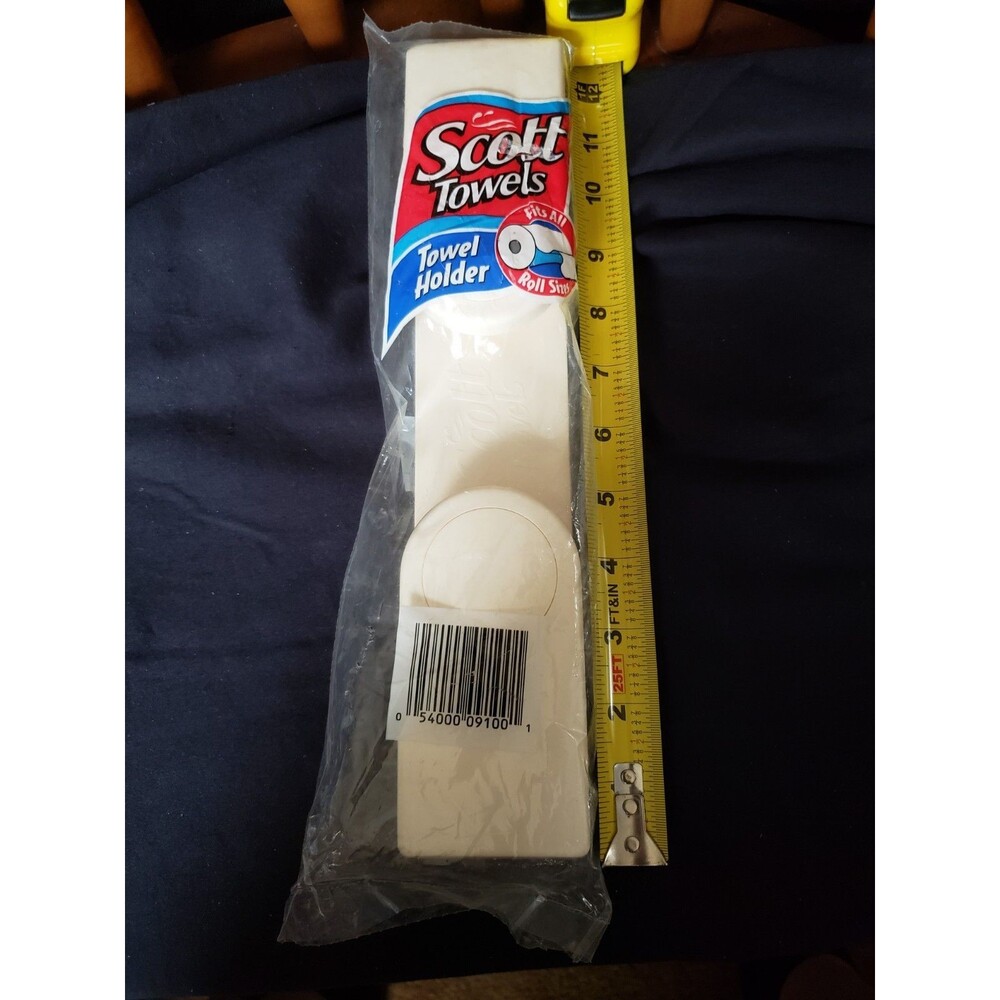 Scott Paper Towel Holder White All Roll Sizes VTG 1996 New Old Stock NEW SEALED